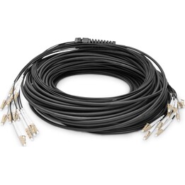 Câbles de rupture de fibre optique universelle pré-assemblée, multimode OM4, 8 fibres