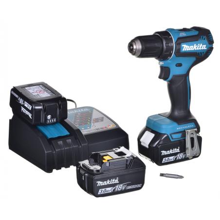 MAKITA DDF485RF3J Taladro inalambrico 3x 18V 3Ah