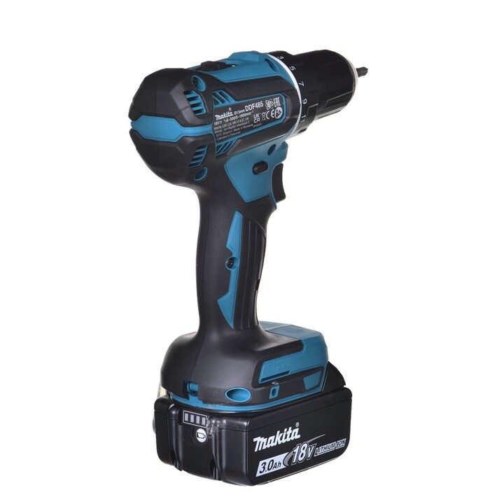 MAKITA DDF485RF3J Taladro inalambrico 3x 18V 3Ah