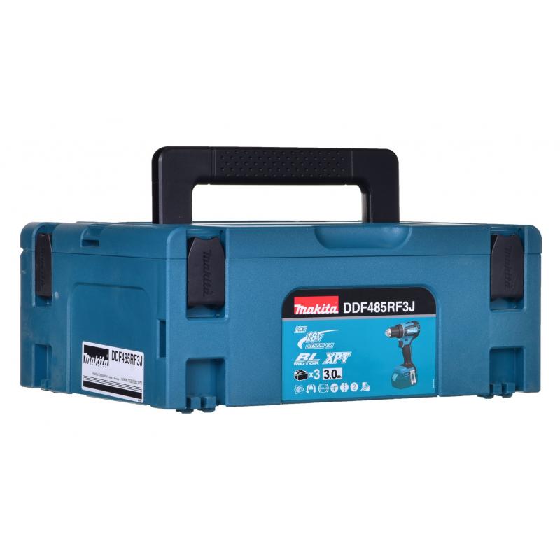 MAKITA DDF485RF3J Taladro inalambrico 3x 18V 3Ah