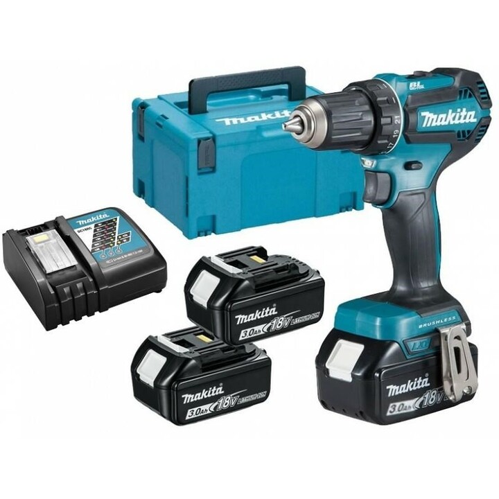 MAKITA DDF485RF3J Taladro inalambrico 3x 18V 3Ah