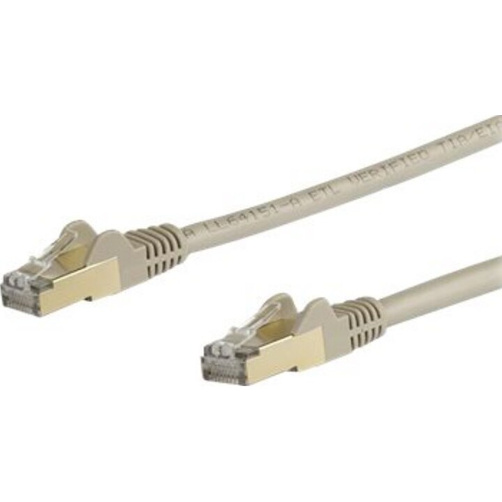 StarTech RJ45 Cat 6A Rotes Kabel, 10 m, Grau