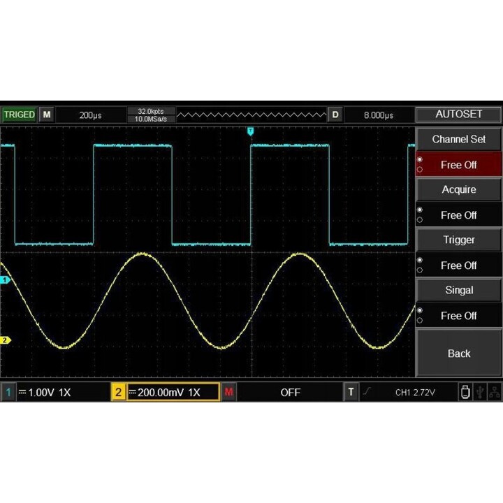 Osciloscopio Uni-T modelo UTD2102CL+