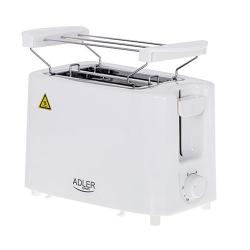 Adler AD 3223 tostadora 6 2 rebanada(s) 750 W Blanco