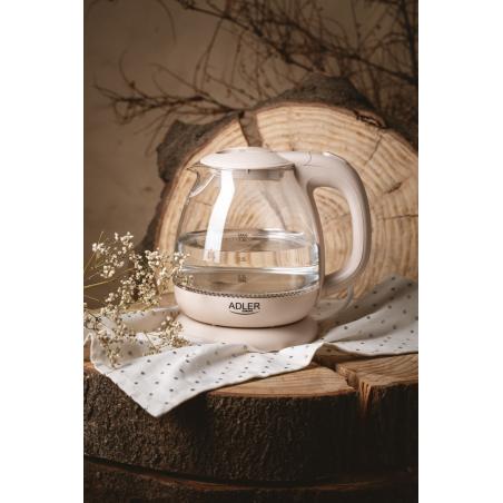 Adler AD 1283C tetera eléctrica 1 L 900 W Crema de color