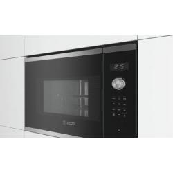 Bosch Serie 6 BEL554MB0 microondas Integrado Microondas combinado 25 L 900 W Negro, Acero inoxidable