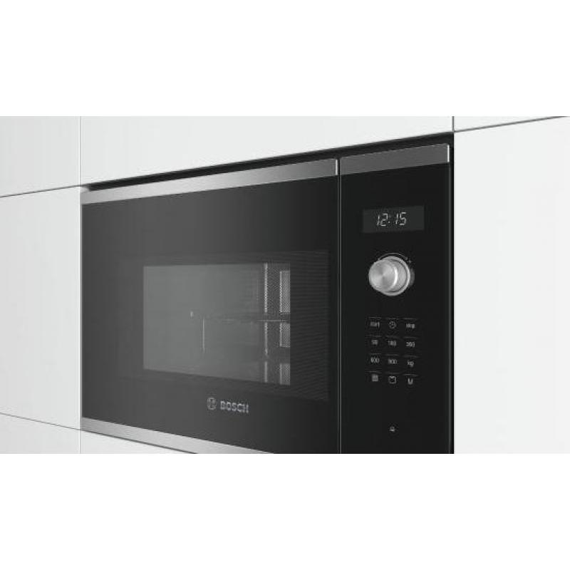 Bosch Serie 6 BEL554MB0 microondas Integrado Microondas combinado 25 L 900 W Negro, Acero inoxidable