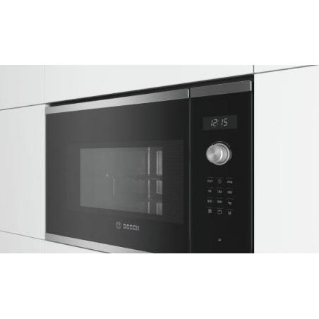 Bosch Serie 6 BEL554MB0 microondas Integrado Microondas combinado 25 L 900 W Negro, Acero inoxidable