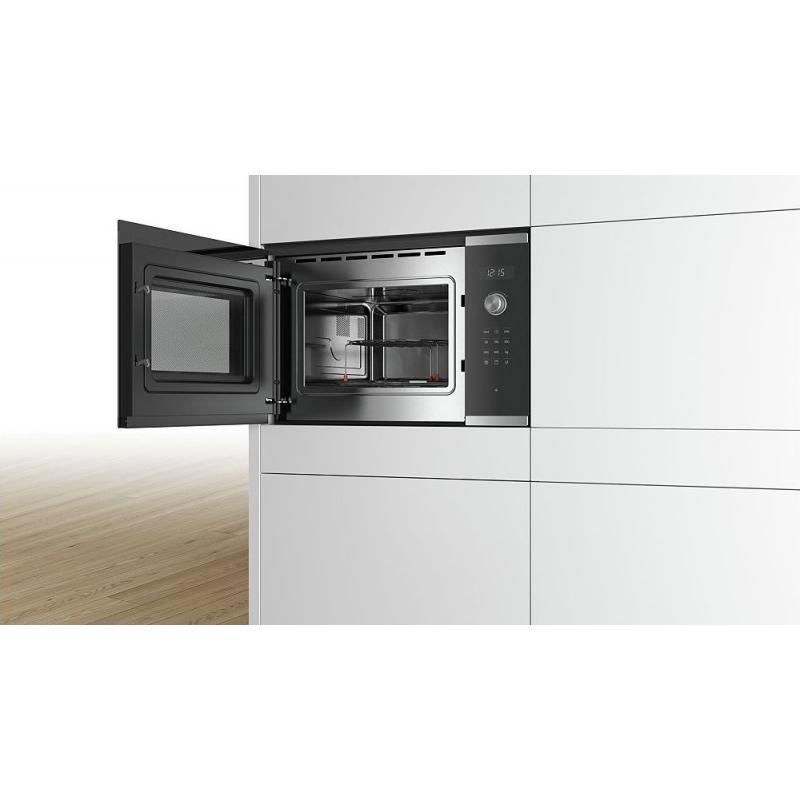 Bosch Serie 6 BEL554MB0 microondas Integrado Microondas combinado 25 L 900 W Negro, Acero inoxidable