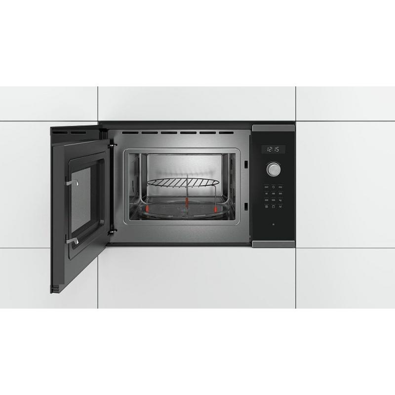 Bosch Serie 6 BEL554MB0 microondas Integrado Microondas combinado 25 L 900 W Negro, Acero inoxidable