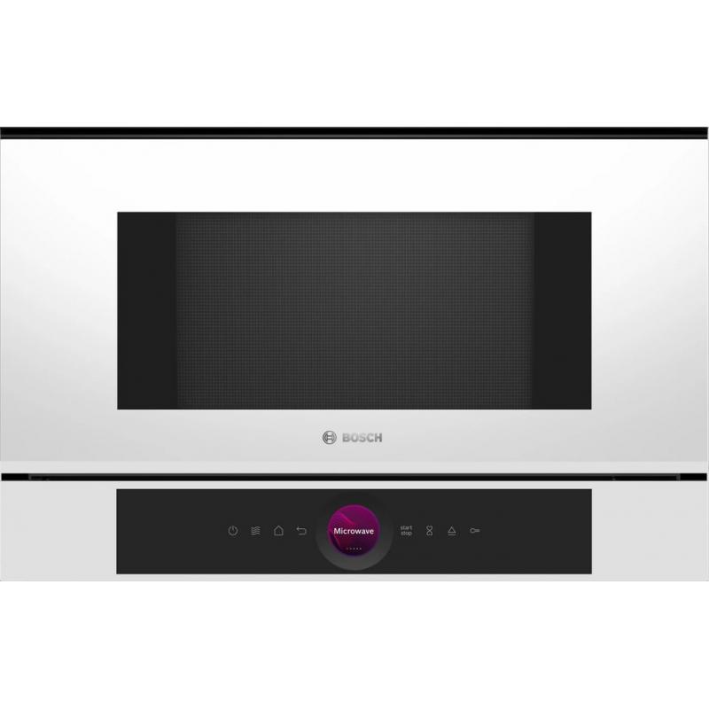 Bosch Serie 8 BFL7221W1 microondas Blanco Solo microondas Integrado 21 L 900 W