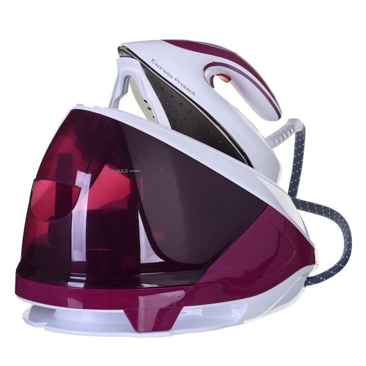 Tefal Express Protect SV9201E0 steam iron station 2800 W 1.8 L Durilium AirGlide Autoclean soleplate Purple, White