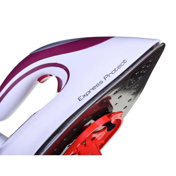 Tefal Express Protect SV9201E0 ferro da stiro a vapore 2800 W 1,8 L Durilium AirGlide piastra autopulente viola, bianco