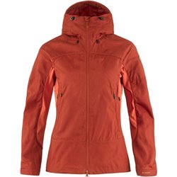 Chaqueta Fjallraven Abisko Lite Trekking Mujer - Rojo/Rowan