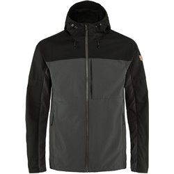Fjallraven Abisko Chaqueta de verano - gris oscuro/negro
