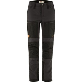 Fjallraven Keb Agile Trousers - Pantalon de trekking noir pour femme, taille L