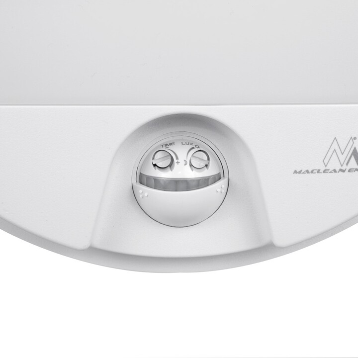Wall LED Lamp with Infrared Motion Sensor Indoor / Outdoor Lighting 1100lm 15W IP54 4000K Waterproof Colour: White
