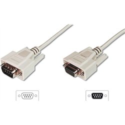 Digitus AK-610203-100-E cable de serie Beige 10 m