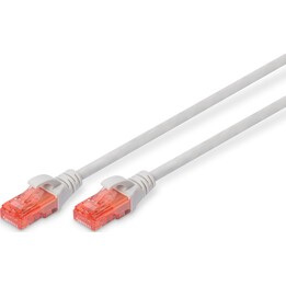 Digitus Cat 6 U / UTP- LSZH Patch Câble, 15m, gris