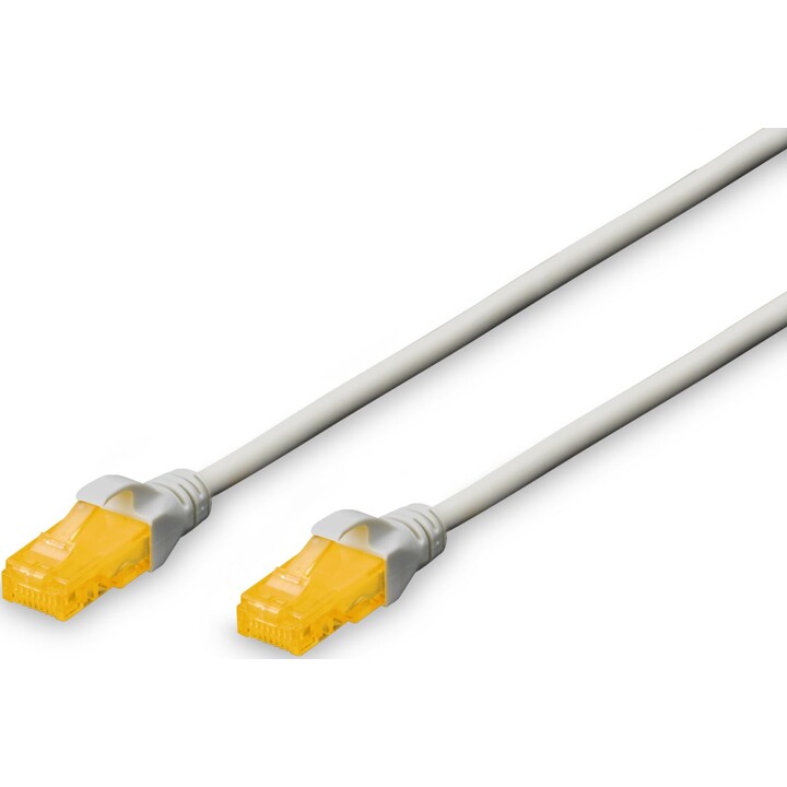 Digitus U/UTP CAT 6A Patch -Kabel, 10 m, grau