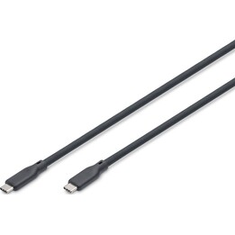 Cavo USB in silicone digitale, USB 40 Gbps, 1M, nero