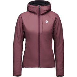 Chaqueta aislante Black Diamond First Light Stretch con capucha para mujer - Fig