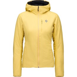 Chaqueta aislante Black Diamond First Light Stretch con capucha para mujer - Ocre suave