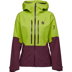 Black Diamond Recon LT Shell Women's Jacket - Aloe/Blackberry