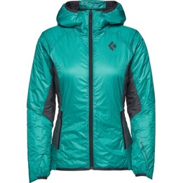 Giacca con cappuccio ibrida Black Diamond Vision da donna - Patina scura