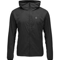 Chaqueta softshell con capucha y aislamiento Black Diamond Alpine Start (negro/negro)