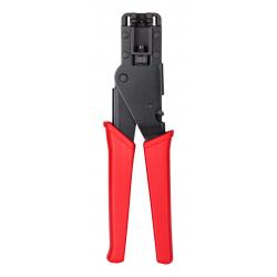 Compression crimping tool for F-plugs
