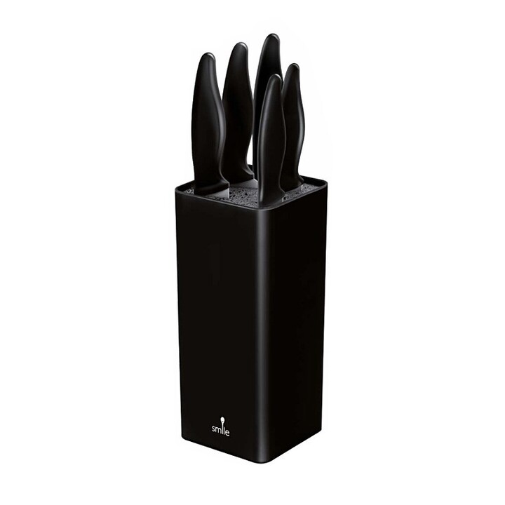 Smile SNS-6 Set de couteaux 6 pièces noir