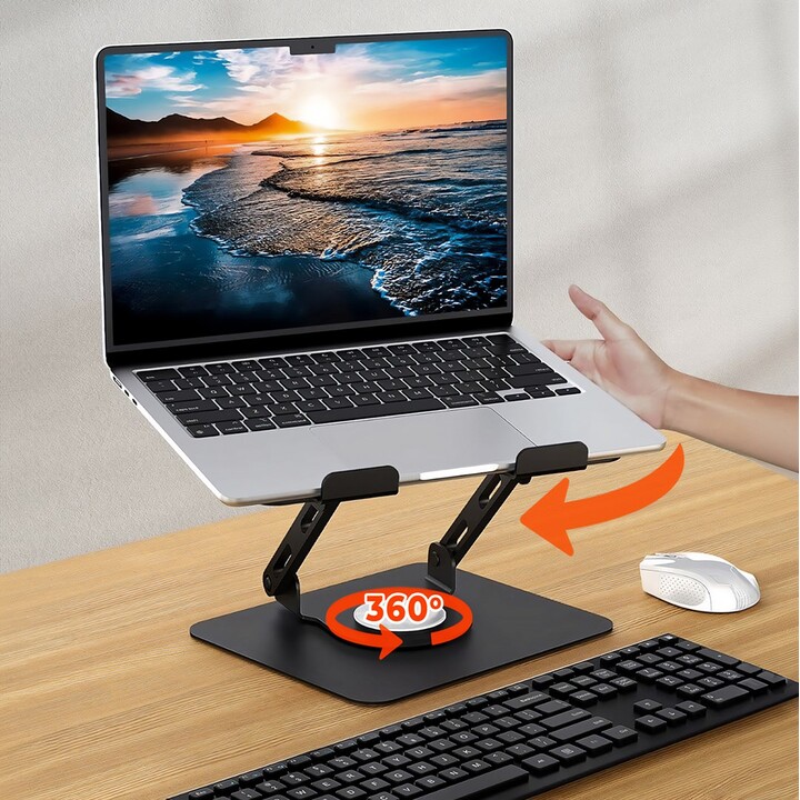 Verstellbarer, drehbarer, ergonomischer Laptopständer 10–17″ LAPTOP STAND ROTO MT2662
