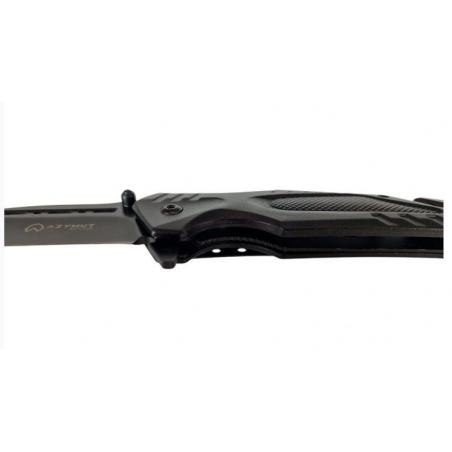 AZYMUT Cuchillo de rescate + cortador de cinturón + rompecristales + bolsa