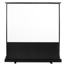 Maclean MC-210 Floor Screen, Freestanding Projection Screen, Surface Type: Matte White, Reflectance: 1.0G (Size: 100x100cm)