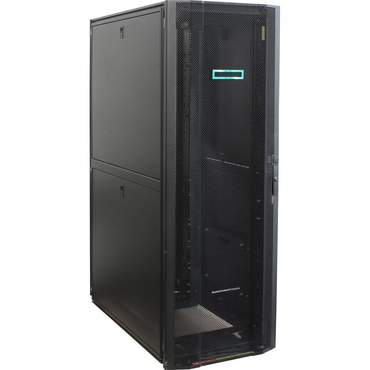Gabinete de rack de chão HPE 42U para servidor preto