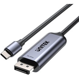 Cabo bidirecional Unitek 8K USB-C para DisplayPort de 1,5 m