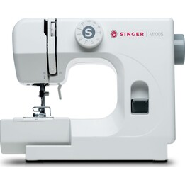 Singer Nähmaschine M1005, Anzahl der Stiche 11, Anzahl der Knopflöcher 1, Weiß