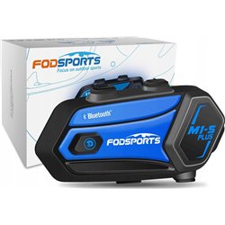 Fodsports M1-S Plus Bluetooth-Motorrad-Gegensprechanlage für bis zu 10 Fahrer