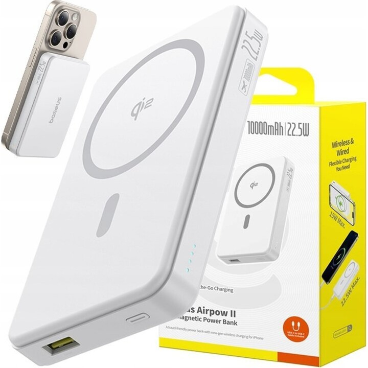 Baseus Airpow2 - Magnetische Powerbank