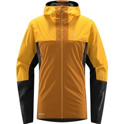 Veste isolante Haglofs LIM Alpha Hood - jaune désert/jaune soleil S