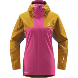 Haglofs LIM Alpha Hood Women's Insulated Jacket - Ultra Pink/Autumn Leaves XS