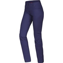 Pantalones Ocun Kaira - Pantalones de escalada para mujer de color azul marino talla L