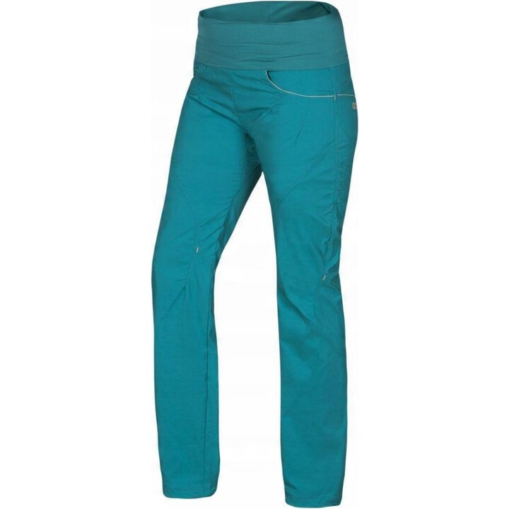 Pantalones Ocun Noya - Pantalones de escalada para mujer en color azul pavo real profundo talla: L