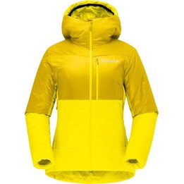 Giacca isolante Norrona Falketind Thermo60 Hood da donna - Zolfo/Giallo acceso