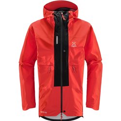 Haglofs LIM ZT Trek GTX Pro Jacket - zenith red/true blk L