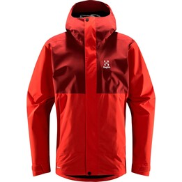 Raincoat Haglofs Koyal Proof Jacket - habanero/corrosion S