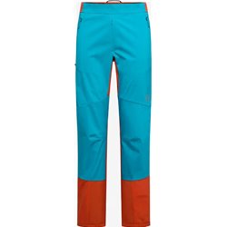 La Sportiva Ikarus Pant - tropic blue/cherry tomato size: l