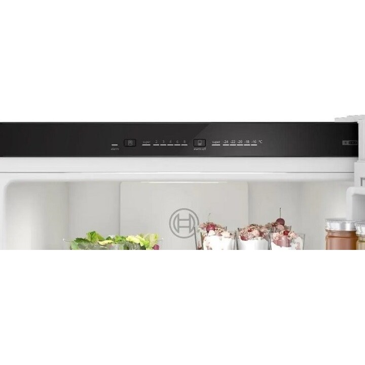 Bosch KGN 33NSDB, Frigorífico combi de 282L con tecnología NoFrost y cajones MultiBox para frescura prolongada, Plata