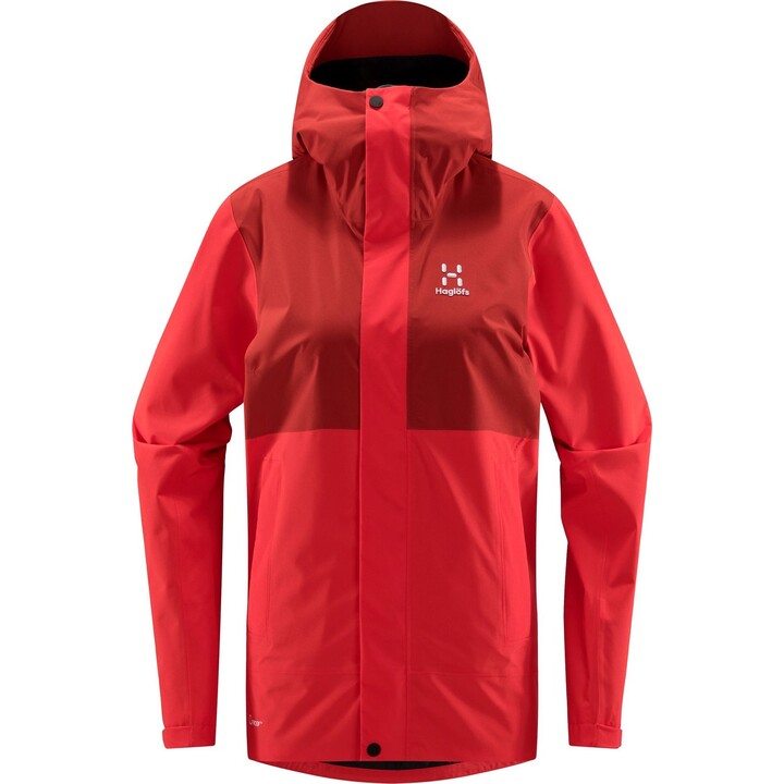 Veste imperméable pour femme Haglofs Koyal Proof Jacket - rouge/corrosion XS
